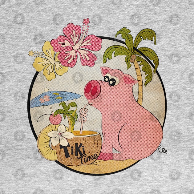 Tiki Time Oink by ArtsofAll